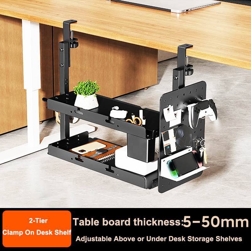 Gaming Accessories Organizer - Półka na biurko z mocowaniem na