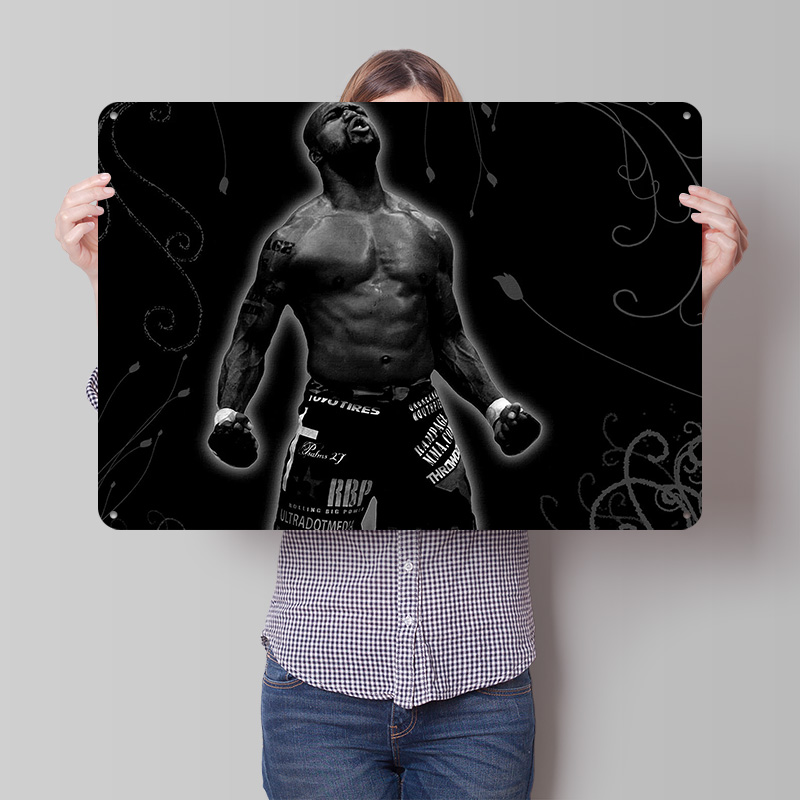 Gaming Accessories To 3D Print - Plakat z teksturą 3D MMA Boxing,
