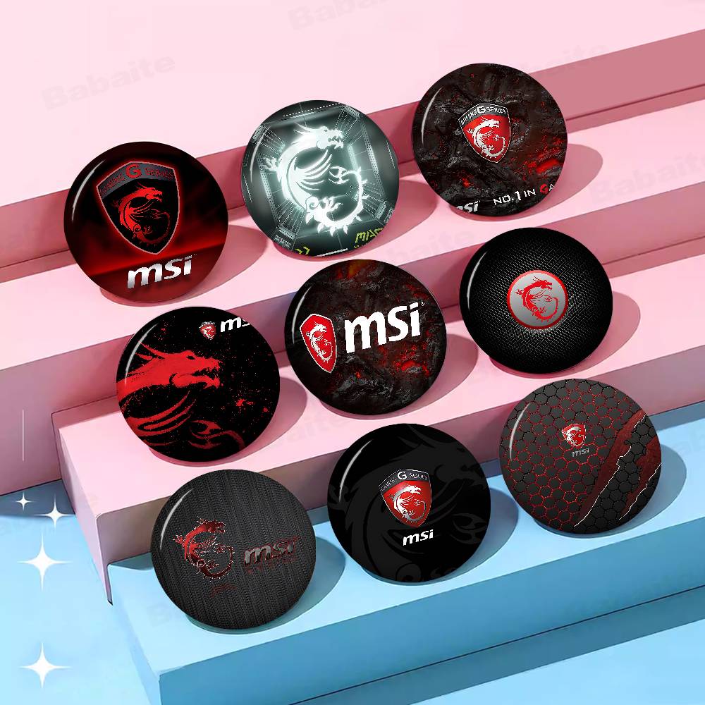 Gaming Accessories In Japan - Gaming Dragon-MSI Anime Button Pin Ręcznie