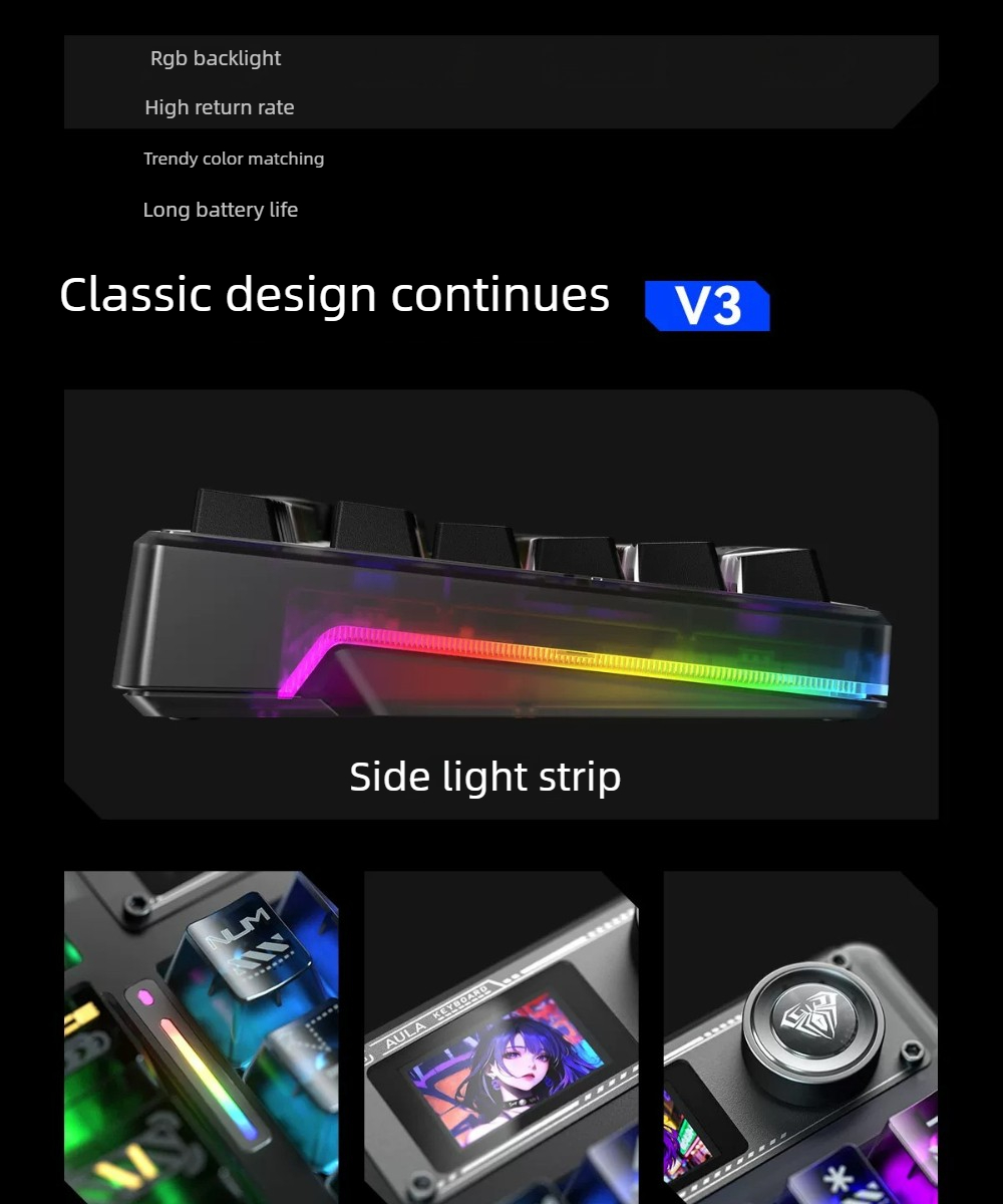 Klawiatura mechaniczna AULA F9 – Gaming Accessories Ipad recenzja i cena