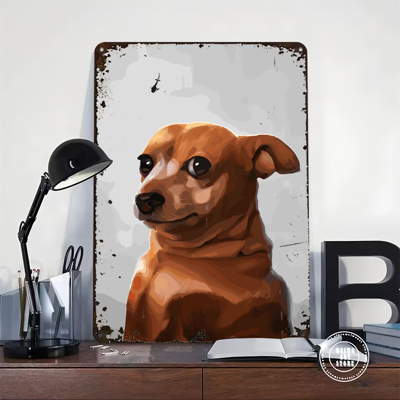 Brązowy Pies Portret Plakat Re – Gaming Accessories To 3D Print recenzja i cena