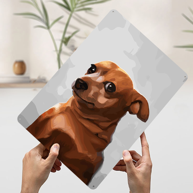 Brązowy Pies Portret Plakat Re – Gaming Accessories To 3D Print recenzja i cena