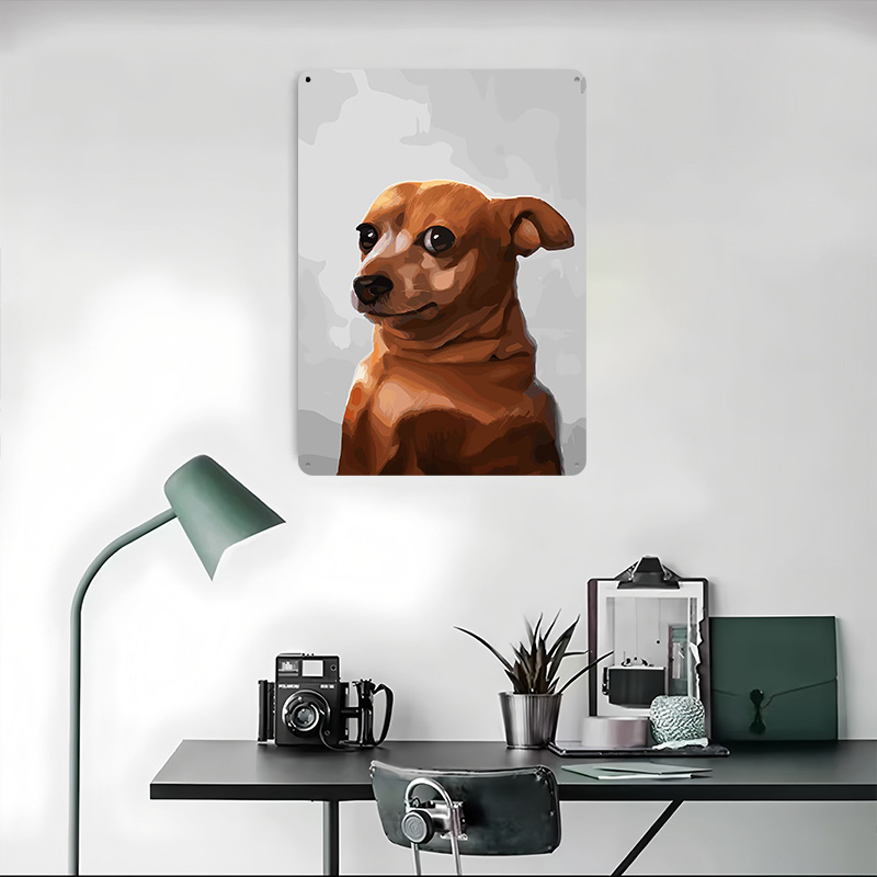 Brązowy Pies Portret Plakat Re – Gaming Accessories To 3D Print recenzja i cena